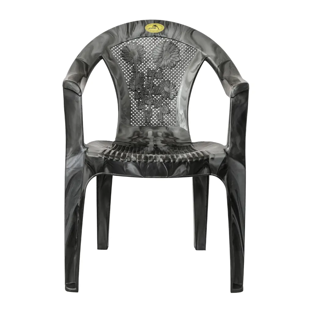 Sunflower Chair Silver Black.webp