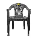 Kanchho Dolphin Chair Sliver Black.webp