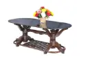 Tea And Coffee Table Modern Farmhouse Living Room Table for Home Office, Apartment