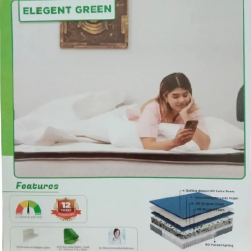 Chirag Elegent Green Mattress 