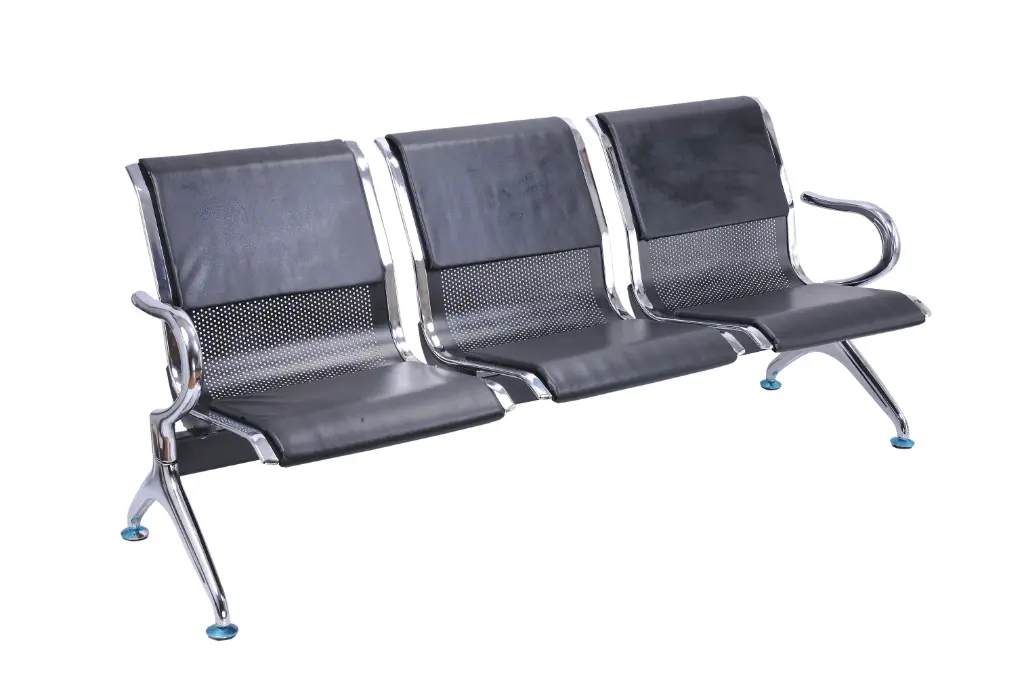 3 Seater Visitor Chair Cushioned  (Heavy)