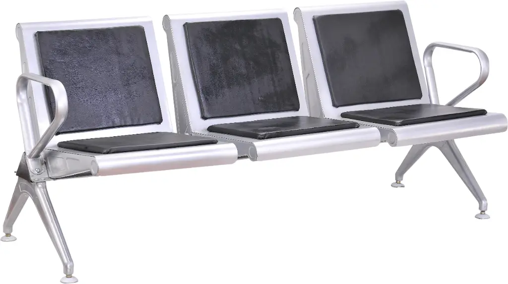 3 Seater Visitor Cushioned