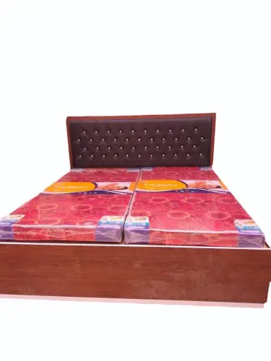 Wooden Double Bed With in king and Queen Size